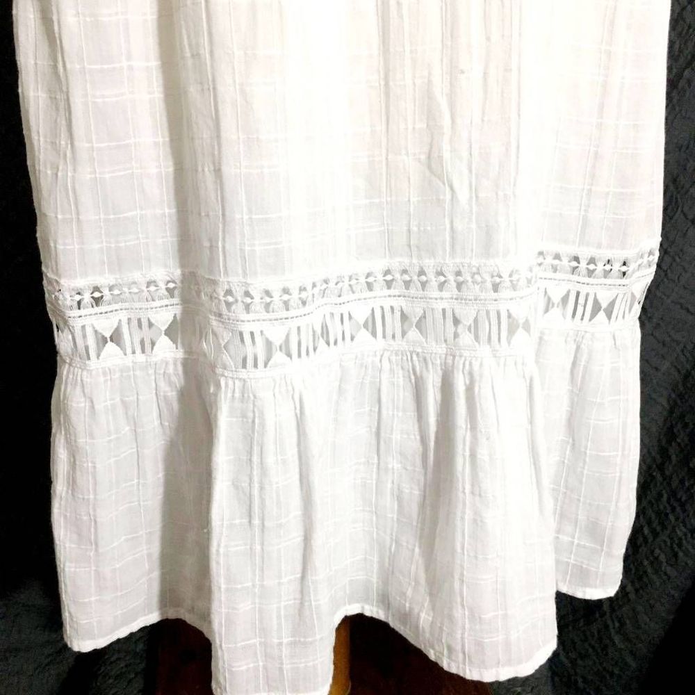 Knox Rose White Summer Flowy Dress Size L - Picture 7 of 11